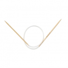 (US2 2.75mm) Bambus Tube Stricknadel Naturfarben 40cm lang, 1 Stück