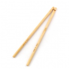 5.5mm Bambus Häkelnadel Naturfarben 15cm lang, 5 Stücke