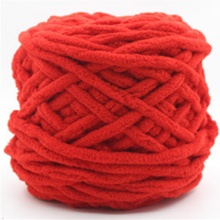 Velvet Super Weich Strickgarn Strickwolle Rot 7mm - 6mm, 1 Stück