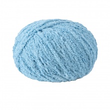 Terylen Super Weich Strickgarn Strickwolle Azurblau 4.5mm - 6mm, 1 Rolle