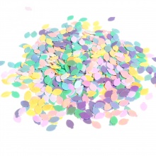 PVC Weihnachten Paillette Glühbirne Zufällig Mix AB Farbe 7mm x 5mm , 10000 Stück