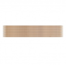 Natürlich - 2mm Bambus Doppelspitzstricknadeln Kaffee 25cm lang （4 Stück / Set）） 4 Sets