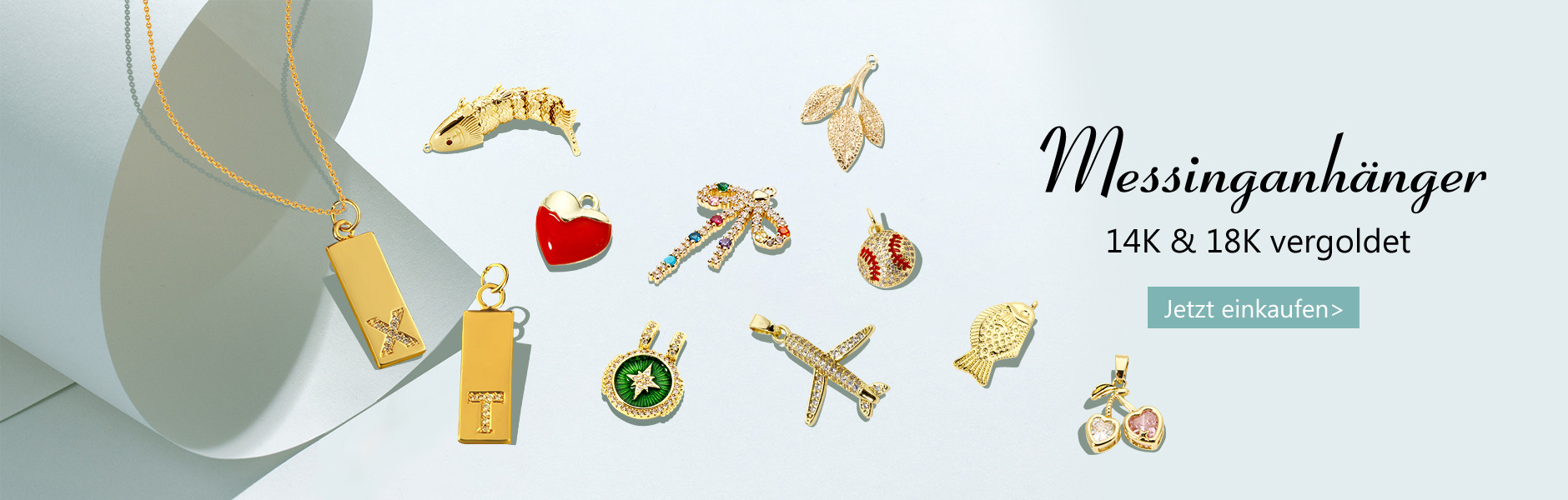 Gold Plated Pendants