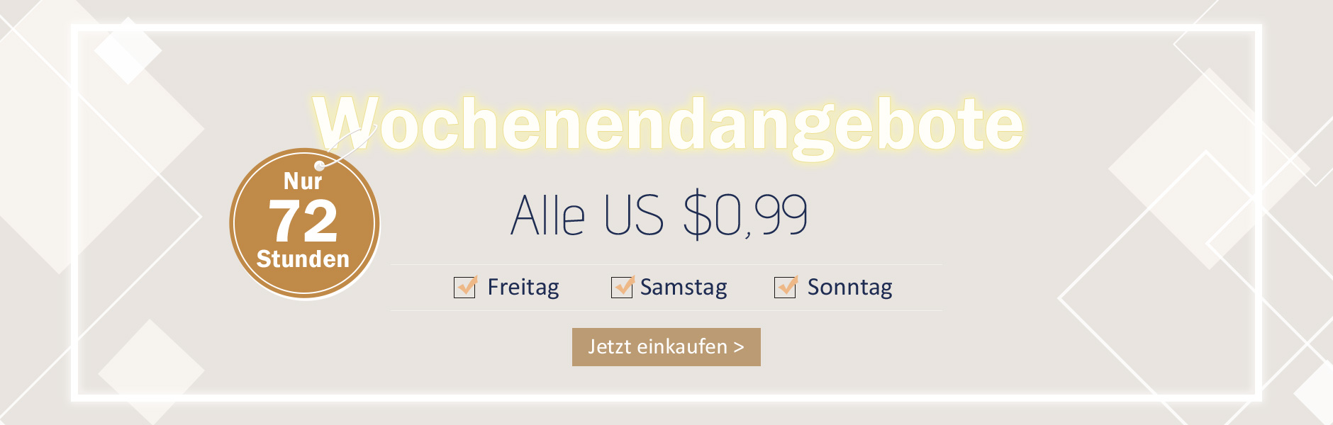 Wochenende Deals