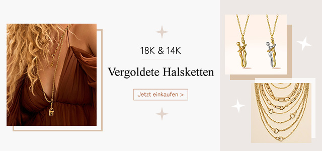 18K & 14K Gold Plated Necklaces