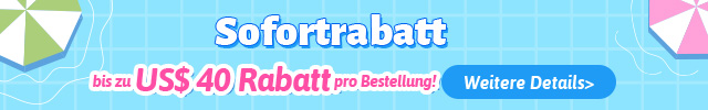 Sofortrabatt Bis zu US $40 Rabatt 