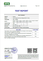 Nickel Test Report