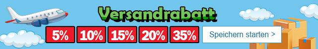 Versandrabatt Bis zu 35% Rabatt