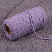 Cotton Thread Cord Mauve 2mm, 1 Roll (Approx 100 M/Roll)