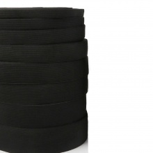Polyester Elastic Band For Sewing Trim Black 2cm, 1 Roll (Approx 5 Yards/Roll)