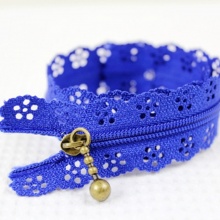 Polyester Zipper For Tailor Sewing Craft Dark Blue 24cm, 5 PCs