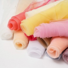 Organza Fabric Multicolor For DIY Sewing Craft Wedding Dress
