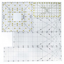 Acrylic Proportional Ruler For Clothing Plate Making White