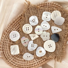 Resin Sewing Buttons Irregular Multicolor