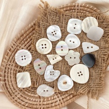 Resin Sewing Buttons Irregular Multicolor