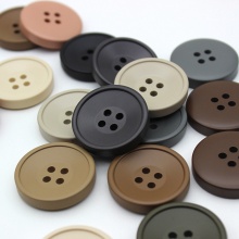 Resin Sewing Buttons Scrapbooking 4 Holes Round Multicolor