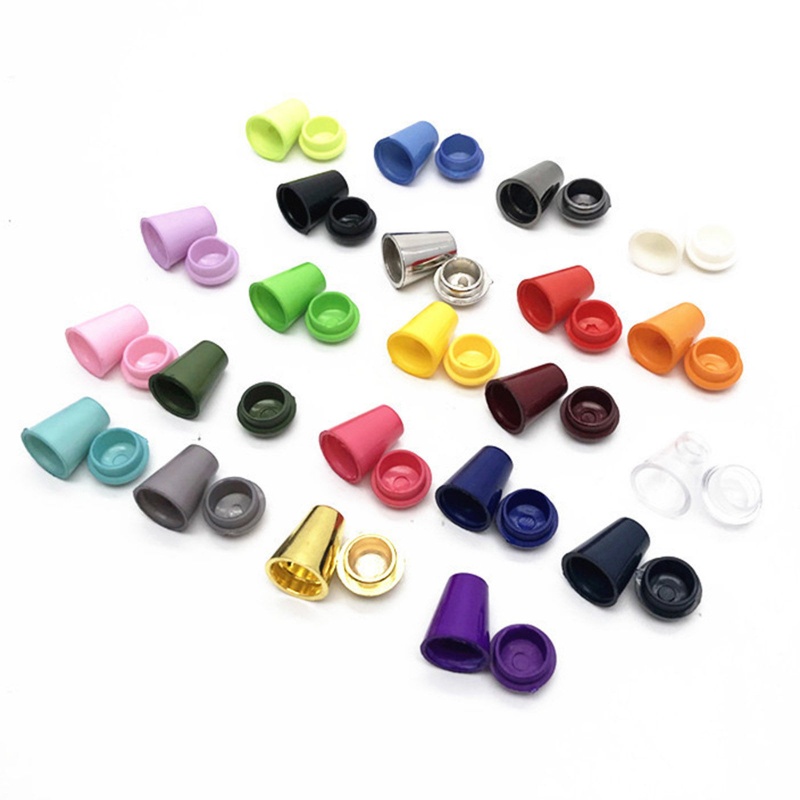 Plastic Cord Lock Stopper Sweater Shoelace Rope Buckle Pendant Clothing Accessories Multicolor 14mm x 9mm, 20 Sets