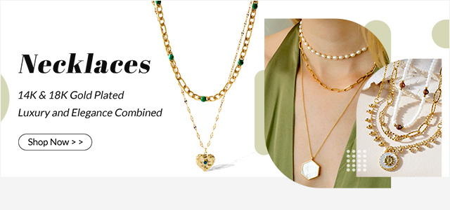 14K & 18K Gold Plated Necklaces