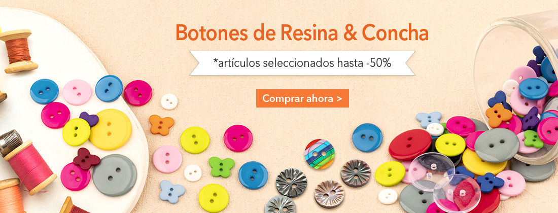 Botones de Resina & Concha