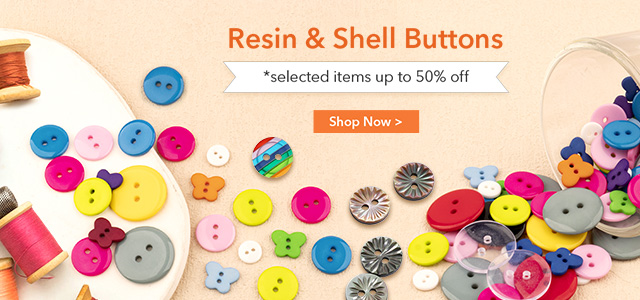 Resin & Shell Buttons