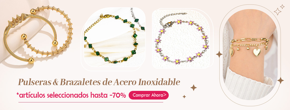 Pulseras & Brazaletes de Acero Inoxidable 