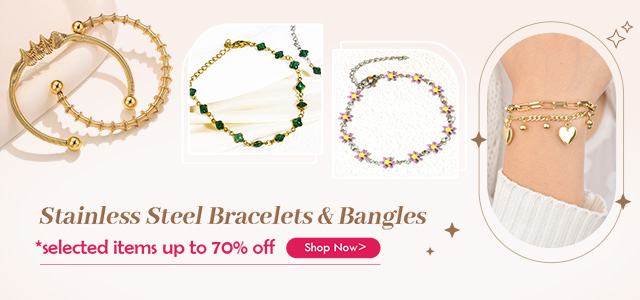 Stainless Steel Bracelets & Bangles