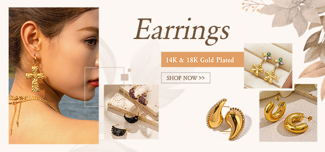 14K & 18K Gold Plated Earrings