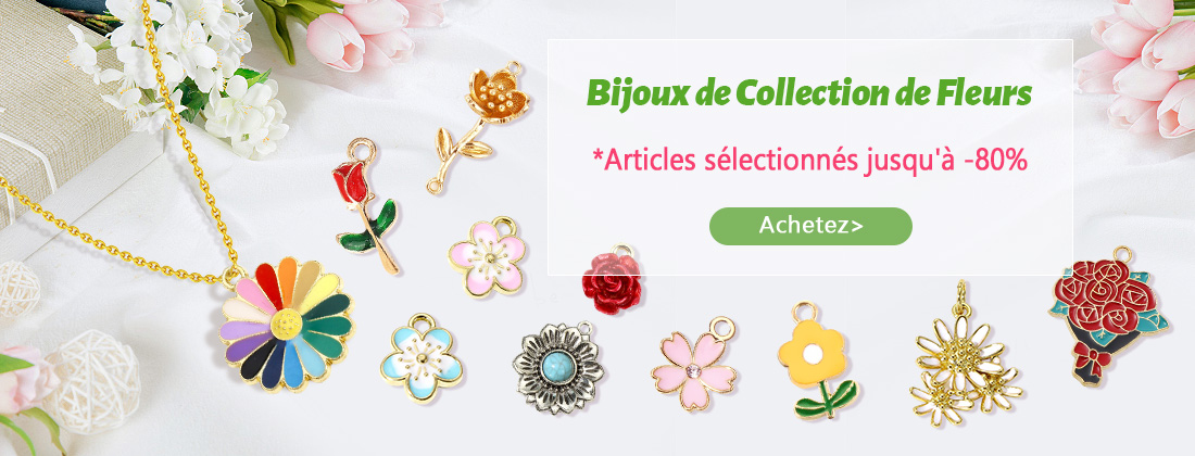 Bijoux de Collection de Fleurs