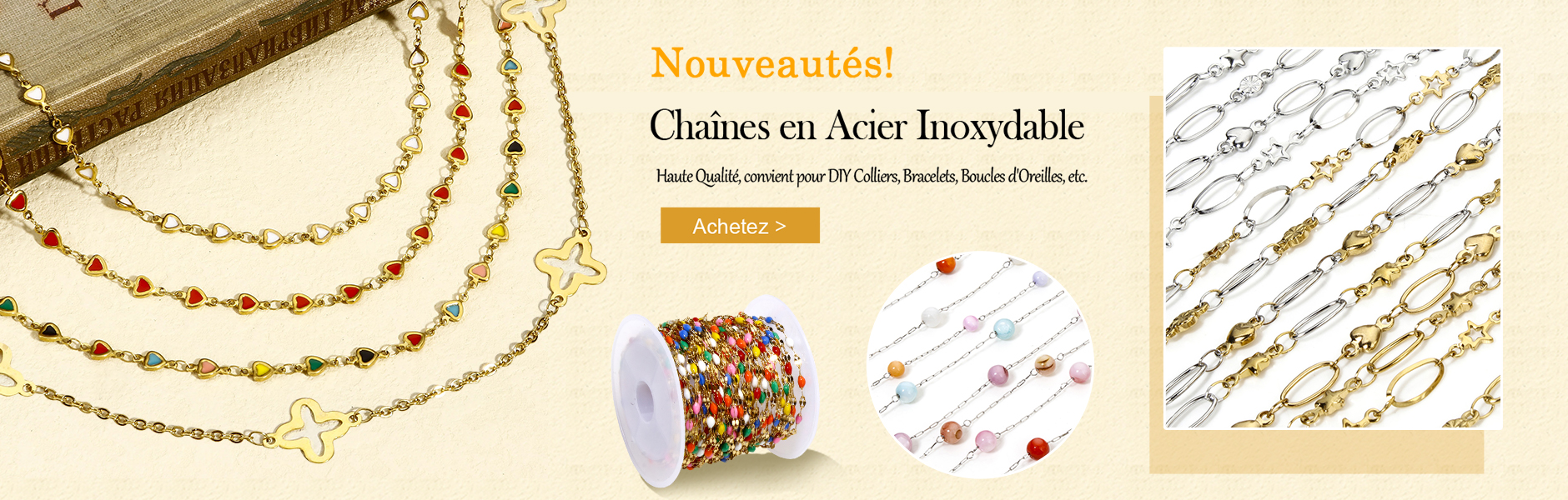 Chaînes en Acier Inoxydable