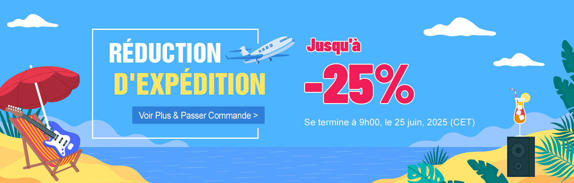 Réduction d'Expédition