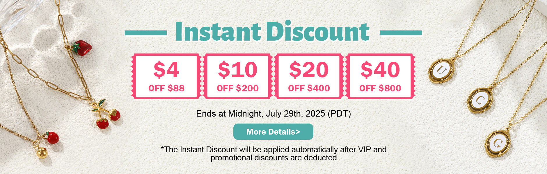 Instant Discount