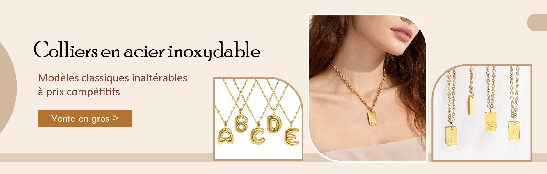 Colliers en acier inoxydable