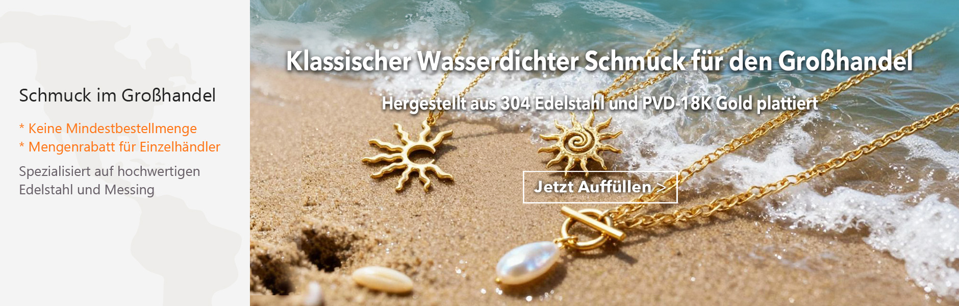 Wasserdichter Schmuck