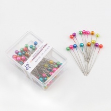 Aguja de Posicionamiento de Costura Acero Al Azar Perlado 36mm, 1 Caja ( 100 Unidades/Juego)