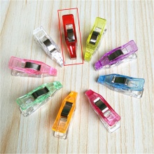 Red - 20pcs Job Foot Case Multicolor Plastic Clips Fabric Clamps Patchwork Hemming Sewing Tools Sewing Accessories 27mm x 7mm
