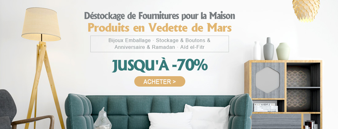 Déstockage de Fournitures pour la Maison