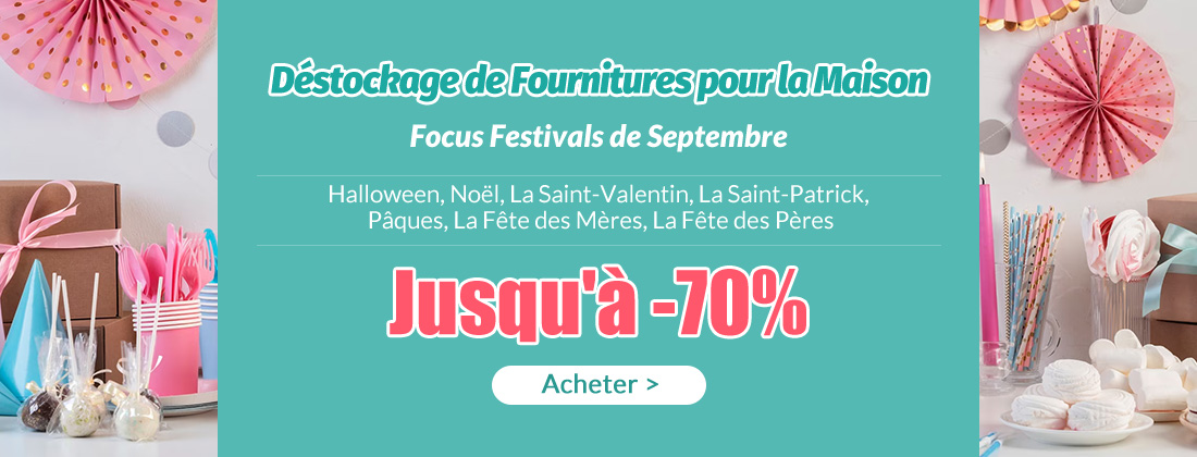 Déstockage de Fournitures pour la Maison