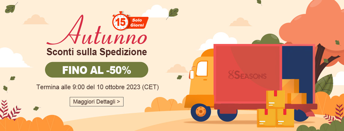 Sconti sulle Spedizioni Autunnali  