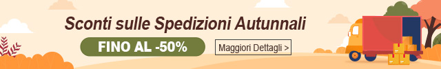 Sconti sulle Spedizioni Autunnali  