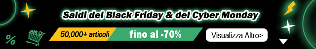  Saldi del Black Friday & Cyber Monday
