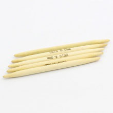 (US10 6.0mm) Bambù DP Ferri da Maglia Naturale 10cm Lunghezza, 1 Serie ( 5 Pz/Serie)