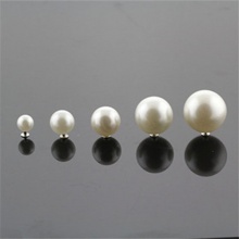 Acrylic Spike Rivets Studs Round White 8mm( 3/8