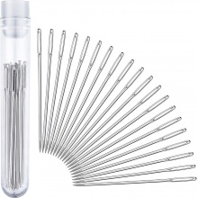 Acciaio Inossidabile Aghi da cucire 11cm x 1.2cm, 1 Serie(20 Pz/Serie)