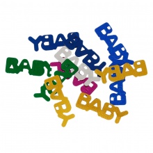 PVC Coriandoli Lettera A Random 22mm x 7mm, 40 Grammi