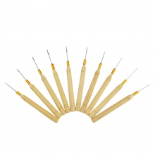 Legno di Hinoki Strumento per Parrucco Tono Argento Naturale 14.5cm, 1 Pz