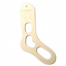 Legno Strumenti per Cucitura Calze Naturale 37cm x 19.5cm, 2 Pz