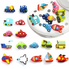 PVC Viaggio Intasare Sandali Charm Pin Accessori Decorazione Veicolo Multicolore 5 Pz