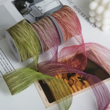 Organza Nastri & Fiocchi Multicolore 3.8cm, 1 Rotolo (Circa 9 M/Rotolo)