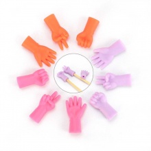 Plastica Maglione Antiscivolo Pullover Con Ago Cappuccio Antigoccia Accessori Per Ferri Da Maglia Mani Arancione 3.5cm - 2.7cm, 1 Pacchetto （ 6 PCs/Set)