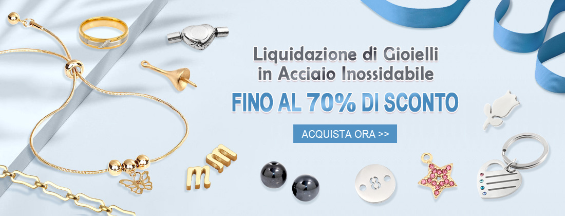 Liquidazione di Gioielli in Acciaio Inossidabile